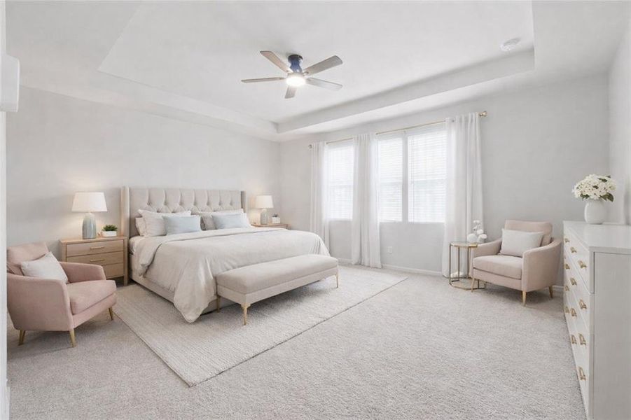 Furnished interior view inside a new home in , McDonough (Image 12).