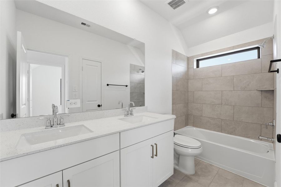 Furnished interior view inside a new home in , Cypress (Image 10).