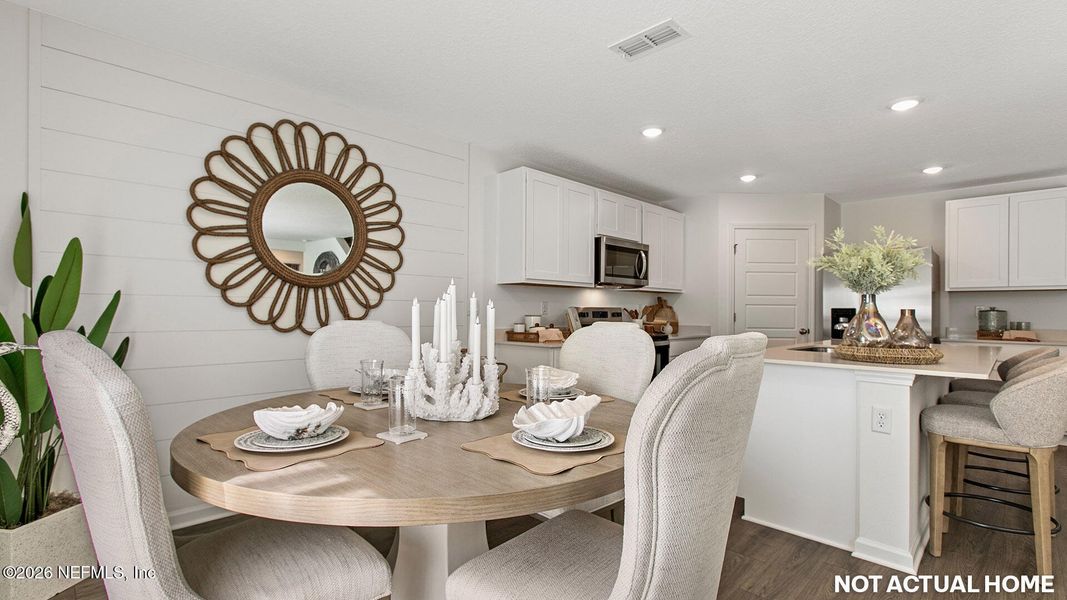 Furnished interior view inside a new home in Copes Landing, Jacksonville (Image 9).