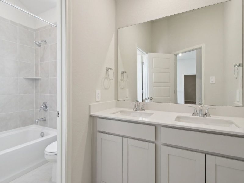 Furnished interior view inside a new home in Arcadia Ridge - Classic Series, San Antonio (Image 8).