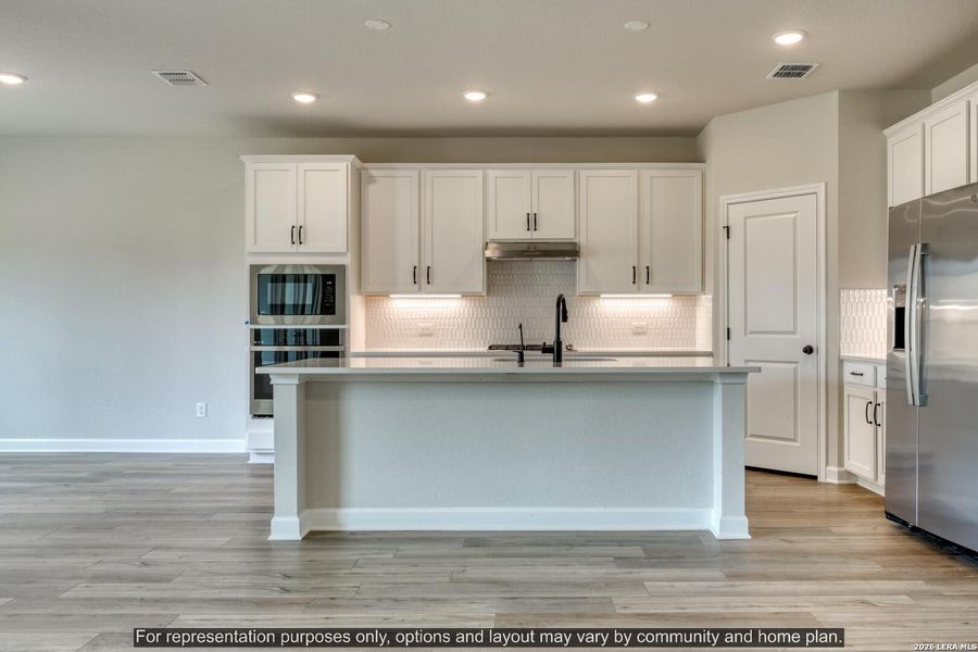 Furnished interior view inside a new home in Hennersby Hollow, San Antonio (Image 7).