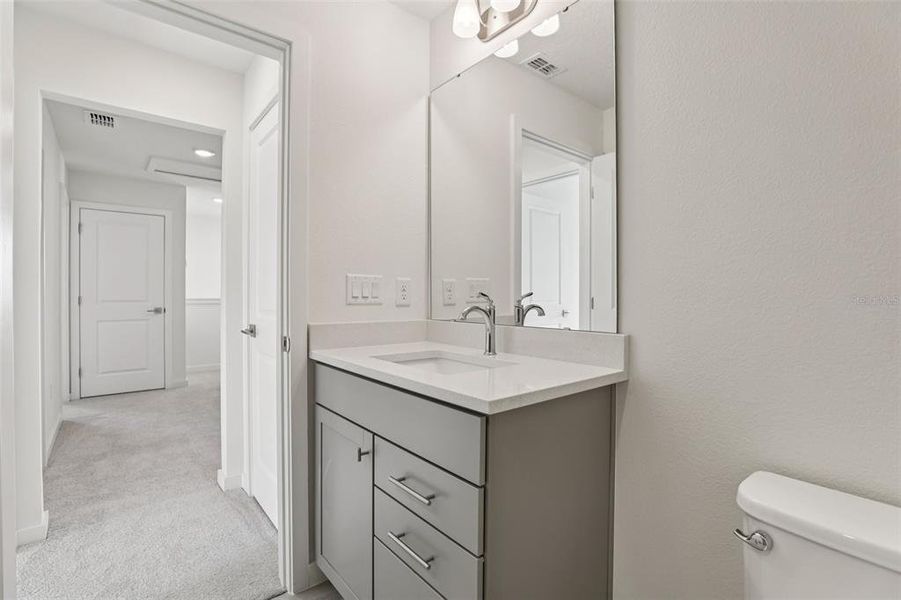 Furnished interior view inside a new home in Cyrene at Harmony, St. Cloud (Image 19). Furnished interior view inside a new home in Cyrene at Harmony, St. Cloud (Image 19).