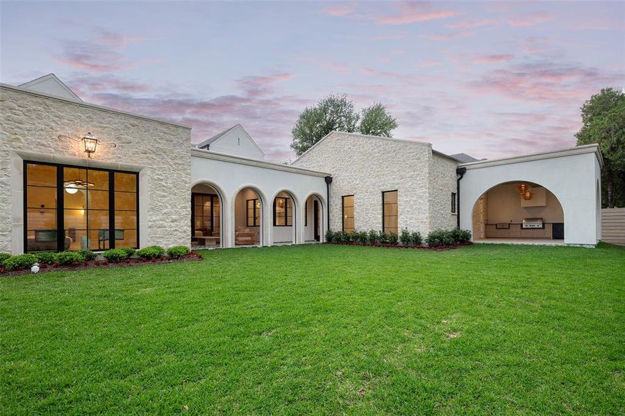 Exterior details and patio area of a home in , Dallas (Image 28). Exterior details and patio area of a home in , Dallas (Image 28).