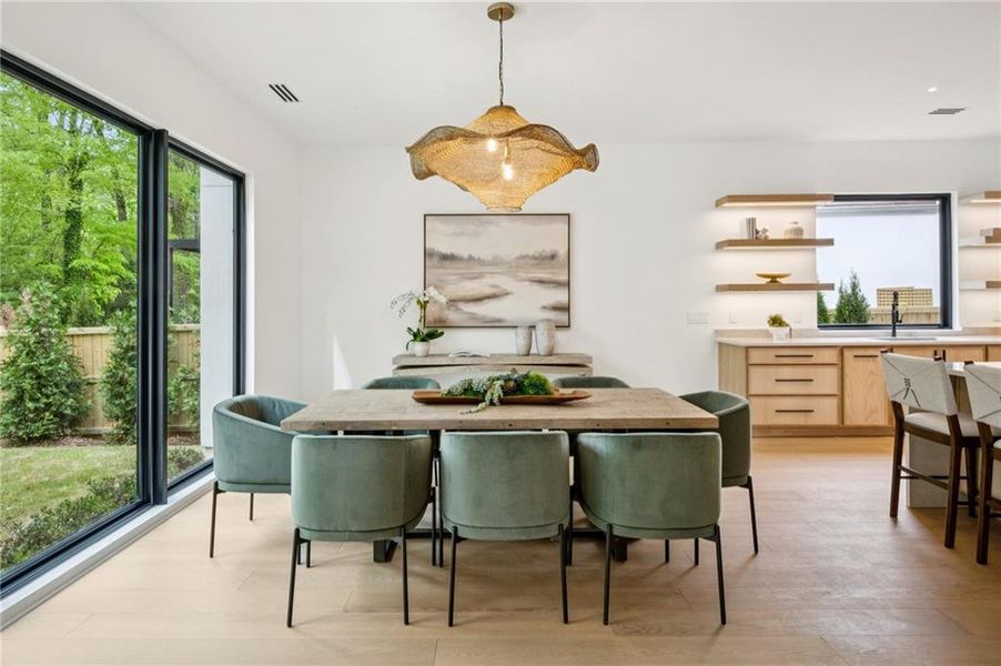 Furnished interior view inside a new home in , Brookhaven (Image 19).