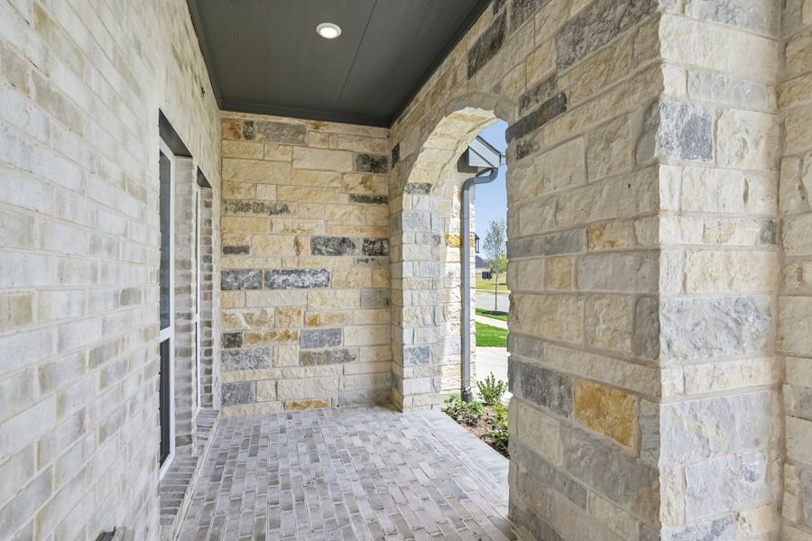 Exterior details and patio area of a home in The Ranch at Uptown Celina, Celina (Image 29).