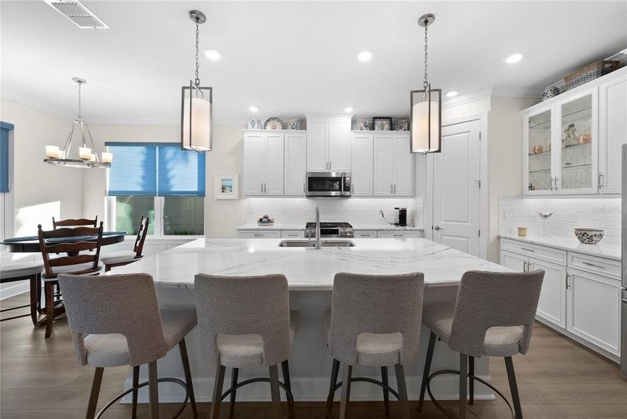 Furnished interior view inside a new home in Esplanade at Wiregrass Ranch, Wesley Chapel (Image 13).