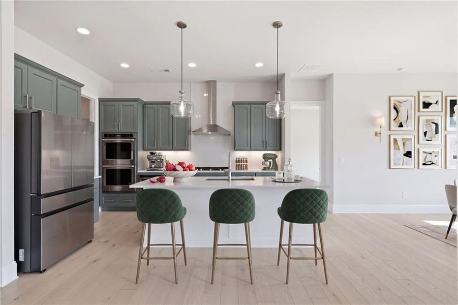 Furnished interior view inside a new home in , Woodstock (Image 18).