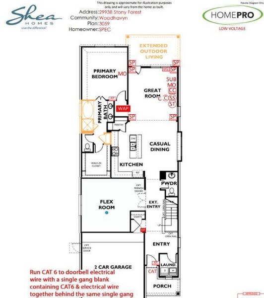 Image 7 of a home in Woodhavyn 40'.