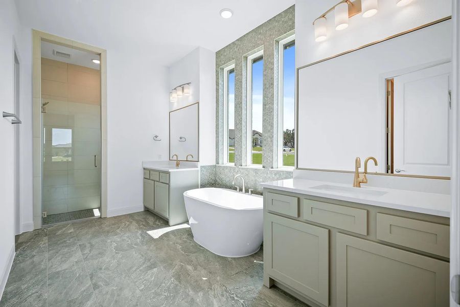 Amber B primary bath