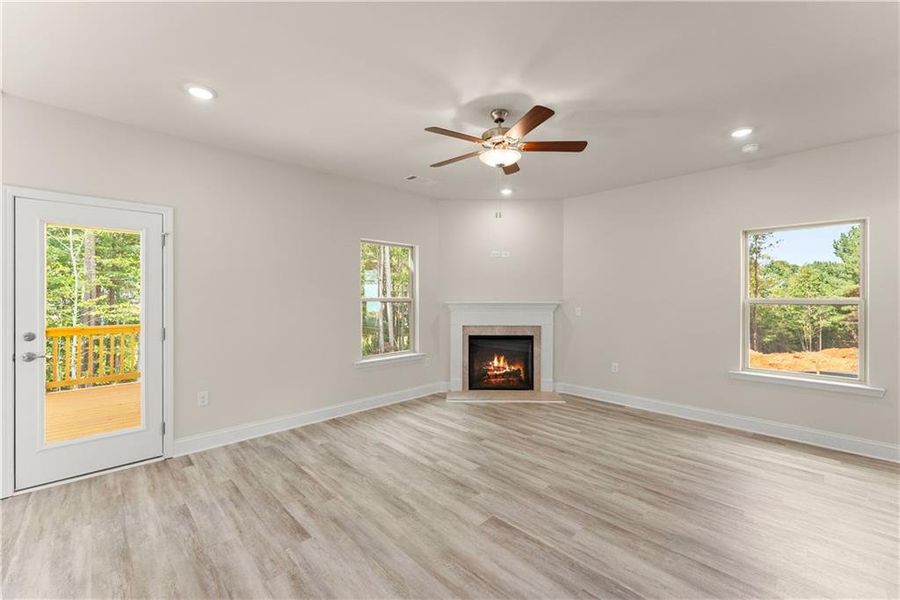 Spacious, unfurnished interior of a new home in Magnolia Villas, Cornelia (Image 35). Spacious, unfurnished interior of a new home in Magnolia Villas, Cornelia (Image 35).
