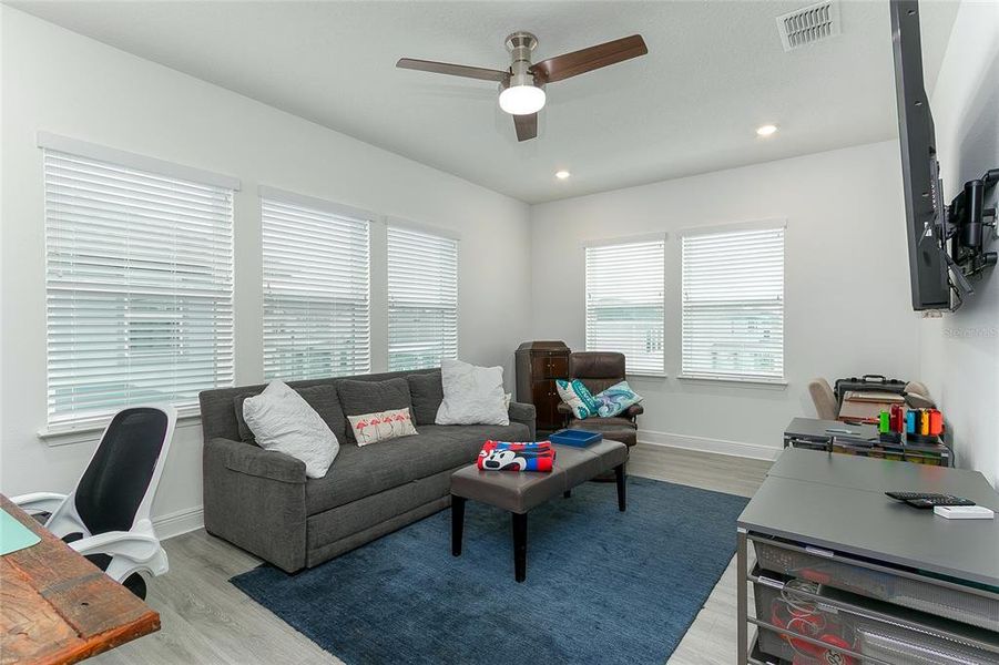 upstairs family room