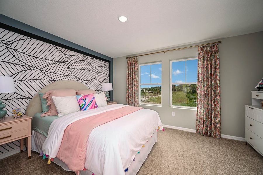 Furnished interior view inside a new home in Scenic Terrace, Haines City (Image 21).