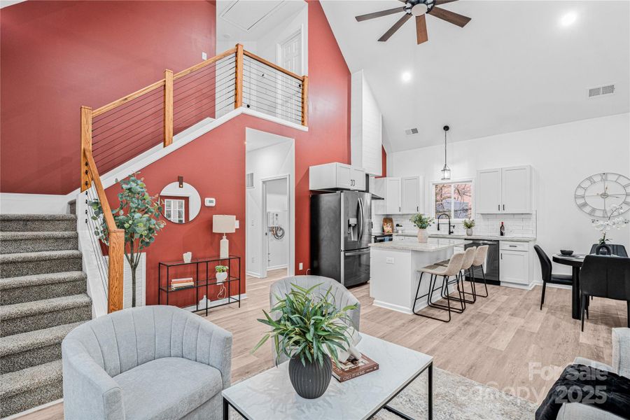 Furnished interior view inside a new home in , Cherryville (Image 10).