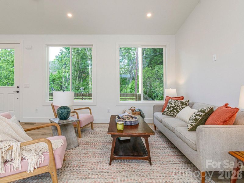 Furnished interior view inside a new home in , Asheville (Image 11).