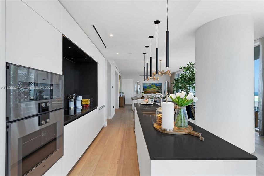 Furnished interior view inside a new home in Aston Martin Residences, Miami (Image 19).
