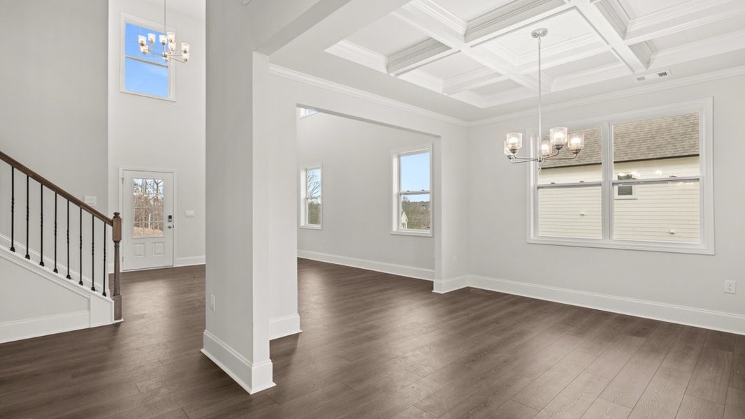 Representative unfurnished interior of a home built from the Westerly by D.R. Horton in Thalley Creek Estates, Cumming (Image 16).