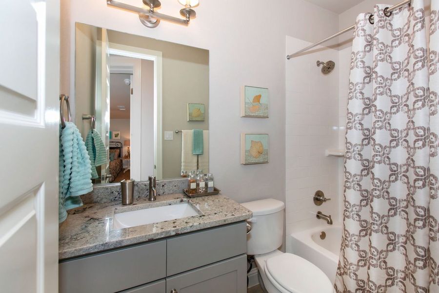 Representative furnished interior of a home built from the Oaks 3490 by Brohn Homes in Oaks at San Gabriel, Georgetown (Image 14).