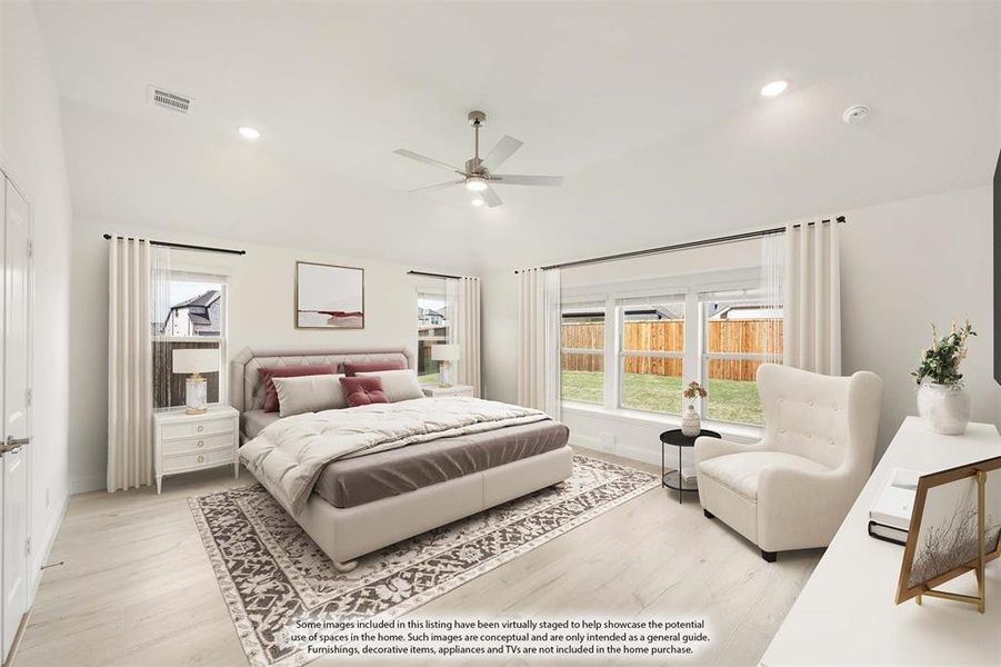Furnished interior view inside a new home in ArrowBrooke, Aubrey (Image 19). Furnished interior view inside a new home in ArrowBrooke, Aubrey (Image 19).