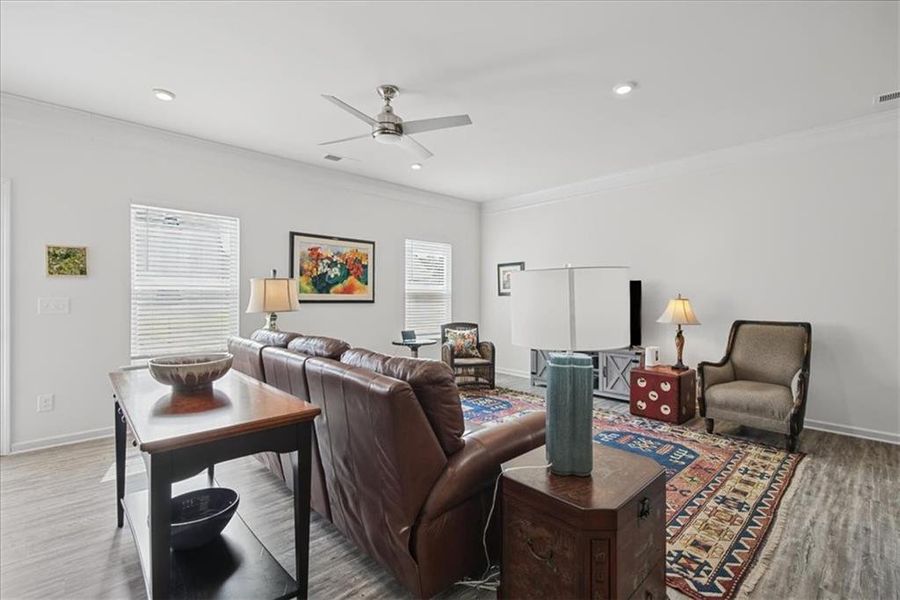 Furnished interior view inside a new home in , Cartersville (Image 9).