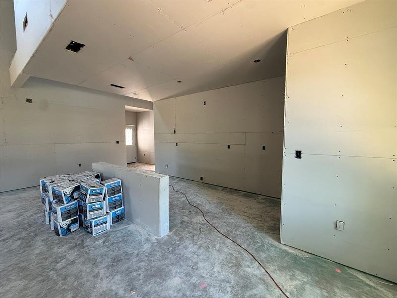 In-progress construction of a new home in , Seagoville, TX (Image 6).