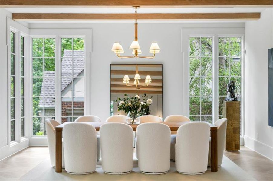 Furnished interior view inside a new home in , Atlanta (Image 9).