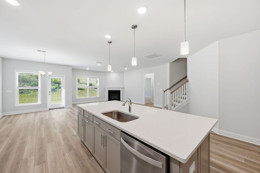 Furnished interior view inside a new home in Grand Arbor, Blythewood (Image 11).