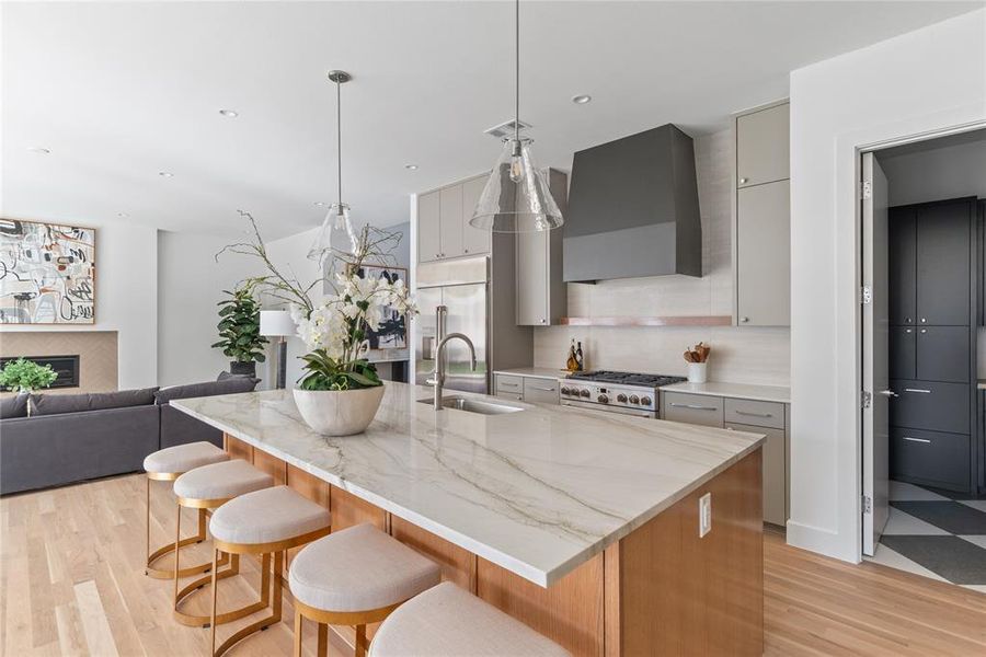 Furnished interior view inside a new home in , Dallas (Image 17).