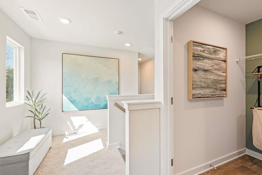 Furnished interior view inside a new home in Azalea Square Townhomes, Lawrenceville (Image 9).