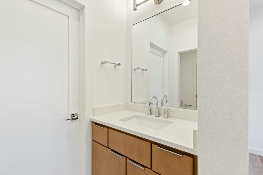 Furnished interior view inside a new home in , Dallas (Image 37).