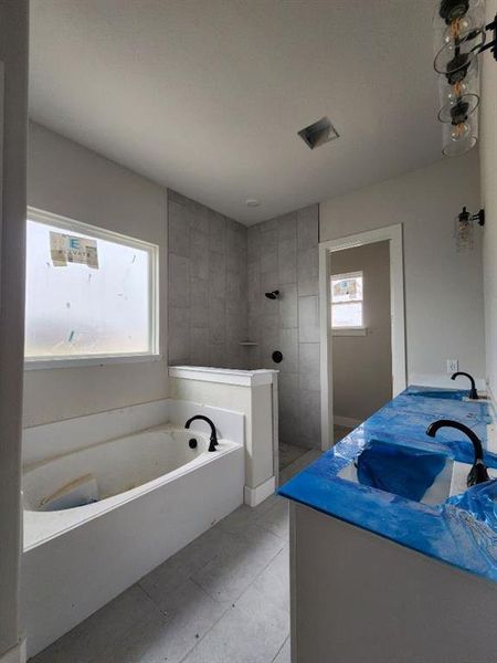 In-progress construction of a new home in Rocky Top, Krum, TX (Image 12).