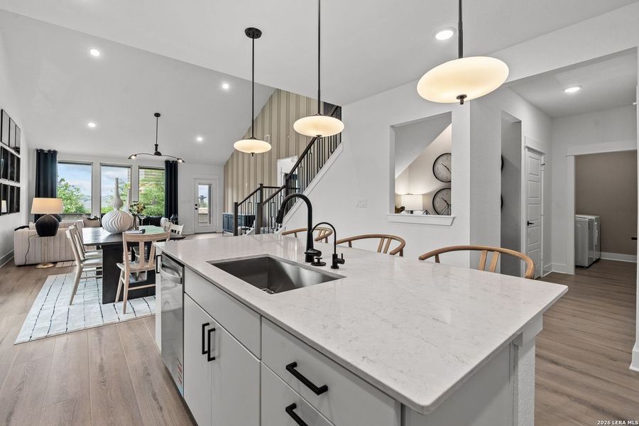 Furnished interior view inside a new home in Bison Ridge, San Antonio (Image 26).