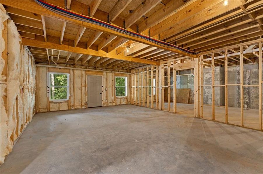 In-progress construction of a new home in , Dahlonega, GA (Image 75).