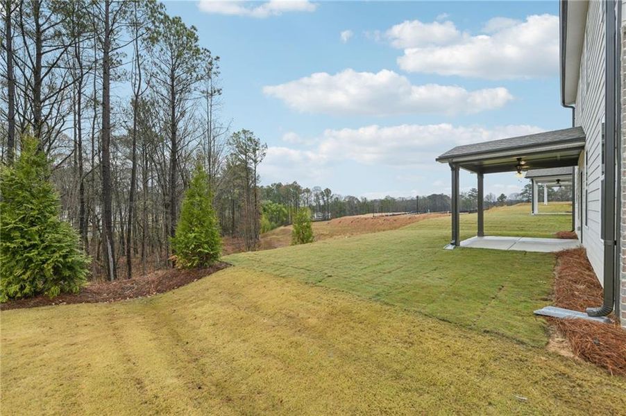 Exterior details and patio area of a home in Hamilton Lakes, Lawrenceville (Image 19). Exterior details and patio area of a home in Hamilton Lakes, Lawrenceville (Image 19).