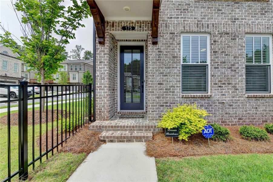 Exterior details and patio area of a home in , Alpharetta (Image 3).