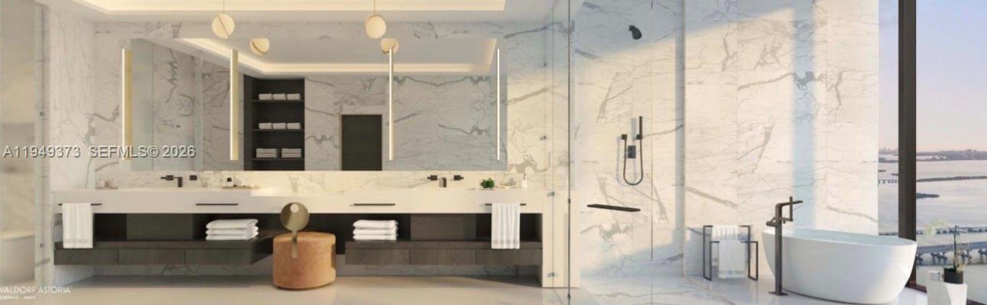 Furnished interior view inside a new home in , Miami (Image 8). Furnished interior view inside a new home in , Miami (Image 8).