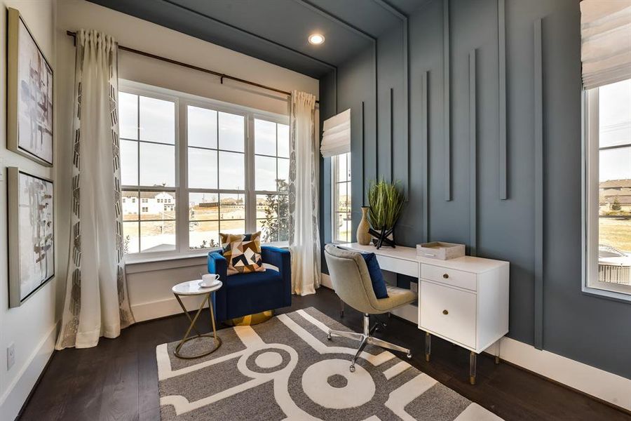 Furnished interior view inside a new home in Buffalo Ridge, Celina (Image 19). Furnished interior view inside a new home in Buffalo Ridge, Celina (Image 19).