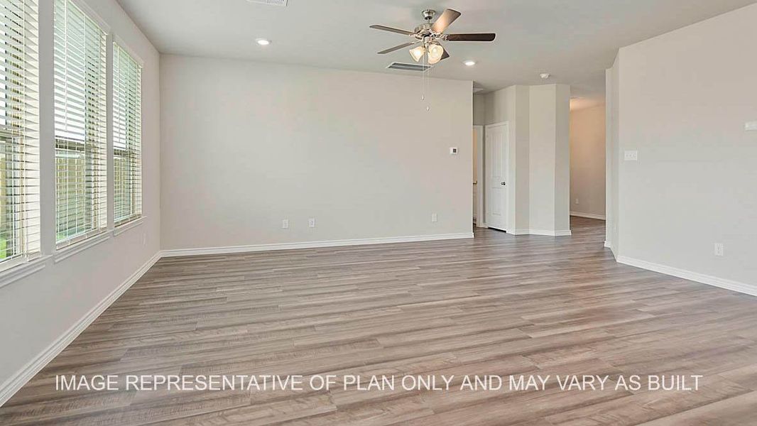 Spacious, unfurnished interior of a new home in Southern Pointe, College Station (Image 14).