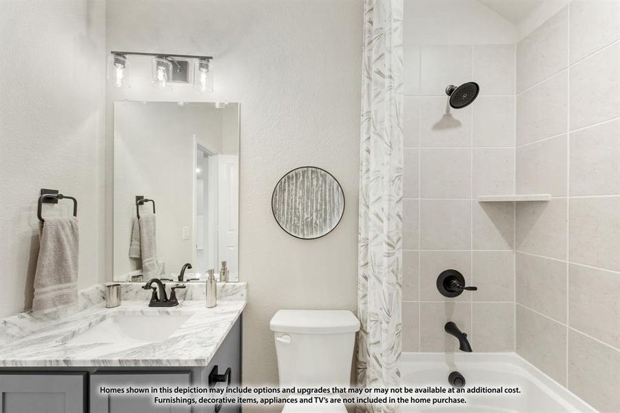 Furnished interior view inside a new home in Hunters Ridge, Crowley (Image 34). Furnished interior view inside a new home in Hunters Ridge, Crowley (Image 34).