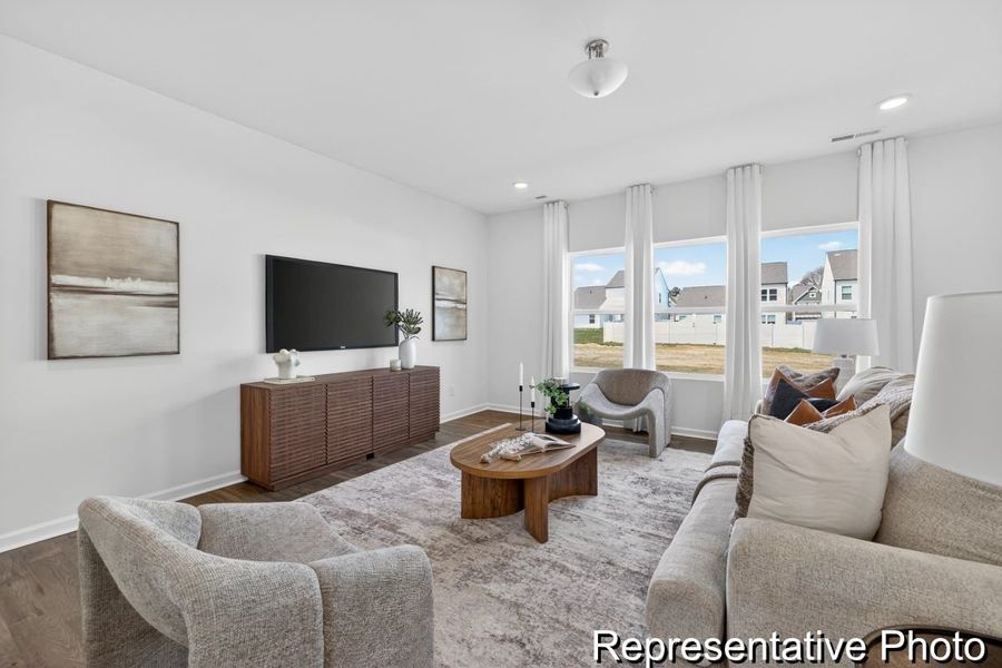 Furnished interior view inside a new home in Nathans Ridge, Lillington (Image 7).