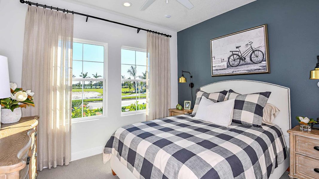 Furnished interior view inside a new home in SkySail Real Estate and Homes for Sale in Naples, FL - Neal Communities, Naples (Image 6).