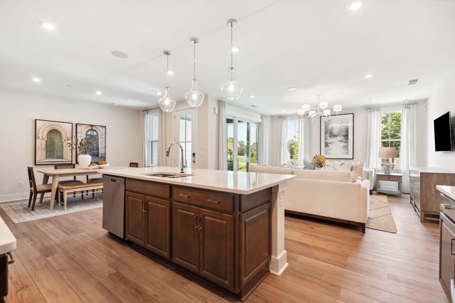 Representative furnished interior of a home built from the Boyd by Tri Pointe Homes in Seven Oaks, Belmont (Image 26).