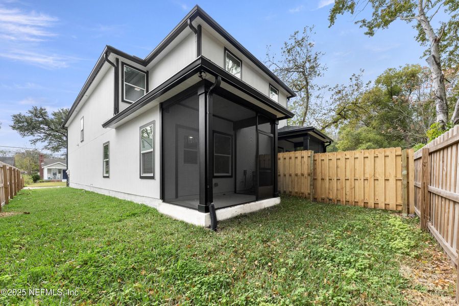 Exterior details and patio area of a home in , Jacksonville (Image 4). Exterior details and patio area of a home in , Jacksonville (Image 4).