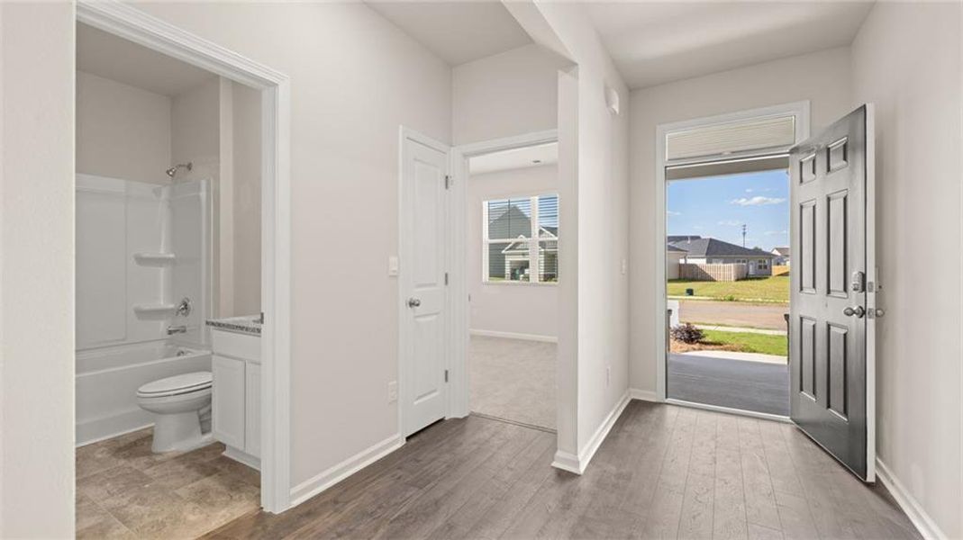 Spacious, unfurnished interior of a new home in The Preserve at Agricultural Village, Perry (Image 11).