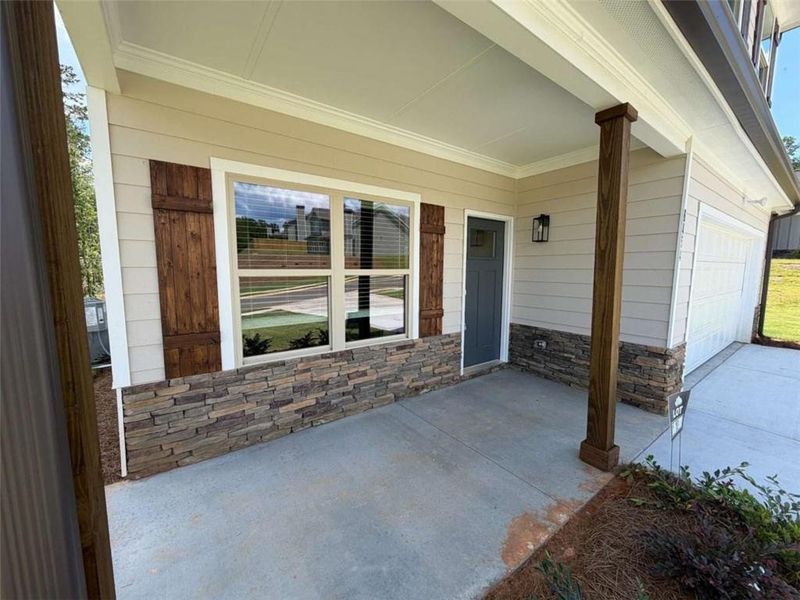 Exterior details and patio area of a home in , Lula (Image 3). Exterior details and patio area of a home in , Lula (Image 3).