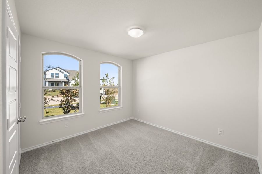 Front exterior of a new home in Myrtle Creek, Waxahachie, TX, highlighting curb appeal (Image 15).