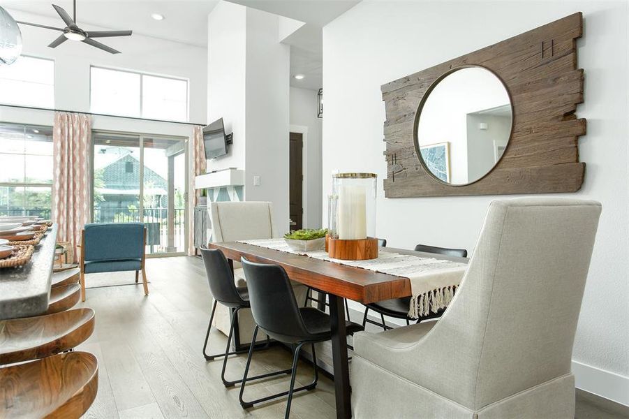 Furnished interior view inside a new home in Woodbridge, Wylie (Image 4).
