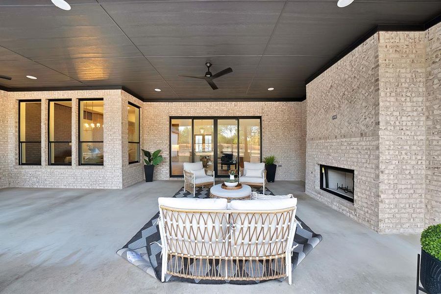 Exterior details and patio area of a home in , Waxahachie (Image 26). Exterior details and patio area of a home in , Waxahachie (Image 26).