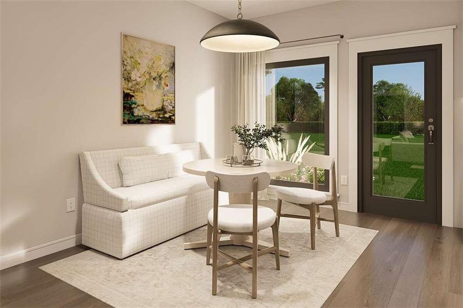 Furnished interior view inside a new home in , Douglasville (Image 4).