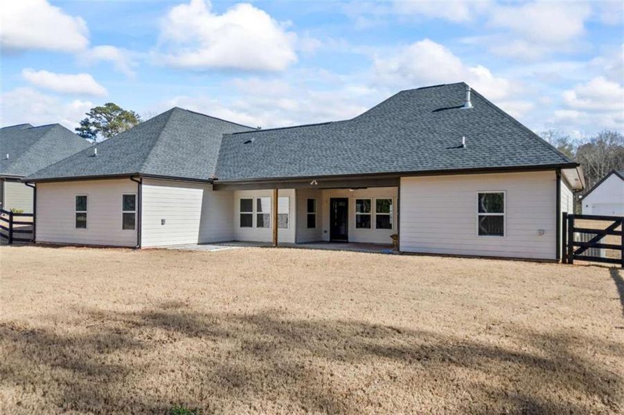 Exterior details and patio area of a home in , Monroe (Image 26).