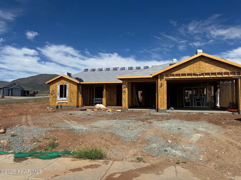 In-progress construction of a new home in Morningstar, Prescott Valley, AZ (Image 5).